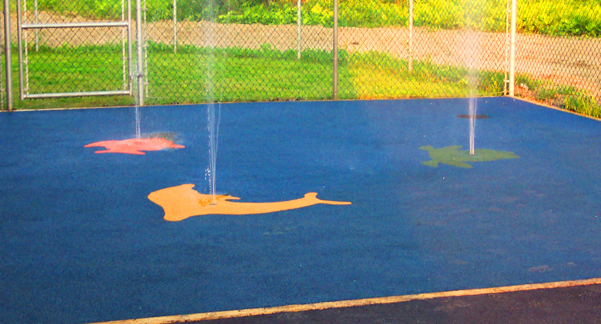 Jeux d'eau - Produits et services de Manik Éco-Loisir - Aménagement d'aires de jeu pour CPE, garderies, parcs et écoles